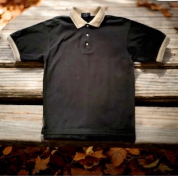 VINTAGE ASH CITY GOLF SHIRT SIZE LARGE-Excellent shape! 2003 -Black/Tan-… - Picture 3 of 9